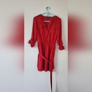 Red Dress Banana Republic size 2